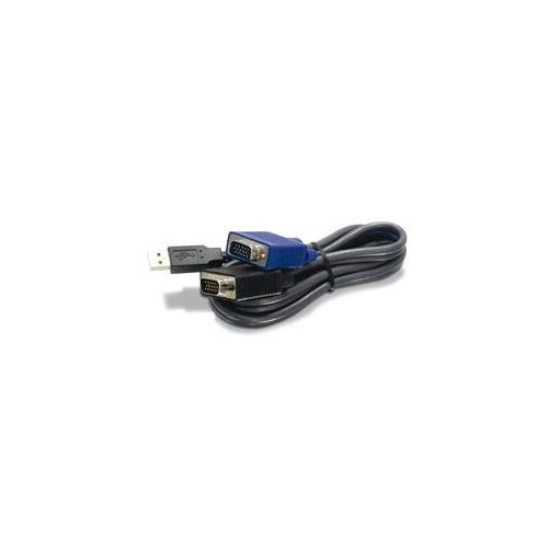 TRENDnet TK CU06 - Tastatur- / Video- / Maus- (KVM-) Produktbild Additional View 1 L