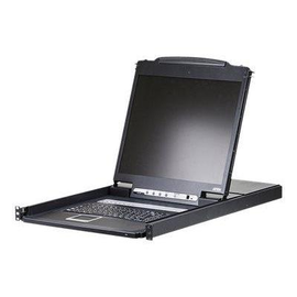 ATEN CL1308N - KVM-Konsole mit KVM-Switch - 8 Anschlüsse - PS/2, USB - 48.3 cm (19") Produktbild