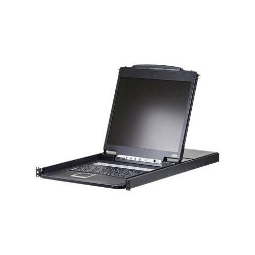 ATEN CL1308N - KVM-Konsole mit KVM-Switch - 8 Anschlüsse - PS/2, USB - 48.3 cm (19") Produktbild