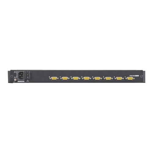 ATEN CL1308N - KVM-Konsole mit KVM-Switch - 8 Anschlüsse - PS/2, USB - 48.3 cm (19") Produktbild Additional View 1 L