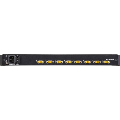 ATEN CL1308N - KVM-Konsole mit KVM-Switch - 8 Anschlüsse - PS/2, USB - 48.3 cm (19") Produktbild Additional View 3 L