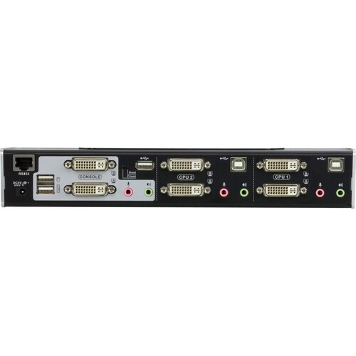 ATEN USB DVI Dual View KVMP Switch CS1642A - KVM-/Audio-/USB-Switch Produktbild Additional View 4 L