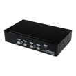 StarTech.com 4-Port USB KVM Swith with OSD - TAA Compliant - 1U Rack Mountable VGA KVM Switch (SV431 Produktbild
