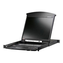 ATEN KL1508AiM - KVM-Konsole mit KVM-Switch - 8 Anschlüsse - PS/2, USB - 43.2 cm (17") Produktbild