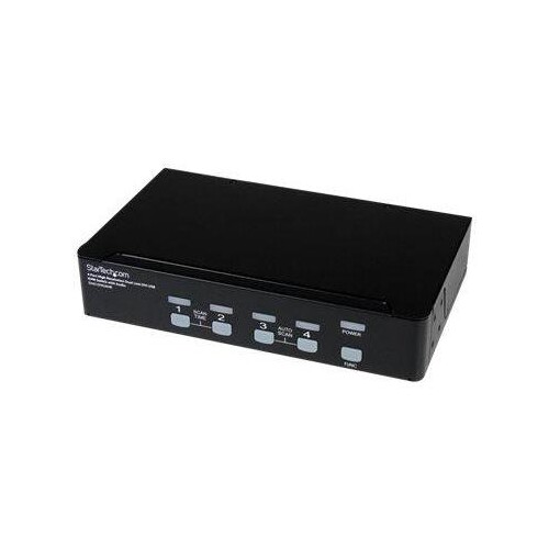StarTech.com 4 Port Dual Link DVI USB KVM Switch mit Audio Produktbild