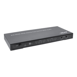 InLine HDMI Matrix Switch / Umschalter - 4K2K - 4 Eingänge auf 2 Ausgänge Produktbild