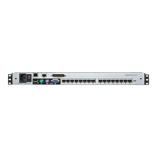 ATEN KL1516AiN - KVM-Konsole mit KVM-Switch - 16 Anschlüsse - PS/2, USB - Deutsch - 48.3 cm (19") Produktbild Additional View 1 L