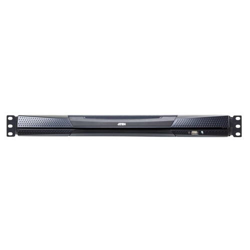 ATEN KL1516AiN - KVM-Konsole mit KVM-Switch - 16 Anschlüsse - PS/2, USB - Deutsch - 48.3 cm (19") Produktbild Additional View 4 L