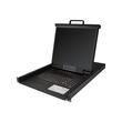 StarTech.com 8 Port Rack KVM Konsole mit 1,8 m Kabeln - US Tastatur(QWERTY), Integrierter KVM Switch Produktbild