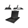 StarTech.com 8 Port Rack KVM Konsole mit 1,8 m Kabeln - US Tastatur(QWERTY), Integrierter KVM Switch Produktbild Additional View 1 S