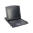 DIGITUS 17" LCD KVM Konsole, 16-Port VGA, deutsche Tastatur Produktbild Additional View 2 S