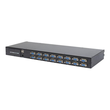 DIGITUS 17" LCD KVM Konsole, 16-Port VGA, deutsche Tastatur Produktbild Additional View 3 S