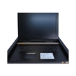 Inter-Tech KVM-1708 LED - KVM-Konsole mit KVM-Switch - 8 Anschlüsse - PS/2, USB - QWERTZ - 43.2 cm ( Produktbild Additional View 1 S