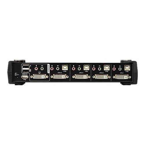 ATEN CubiQ CS1784A - KVM-/Audio-Switch - 4 x KVM/Audio Produktbild Additional View 1 L