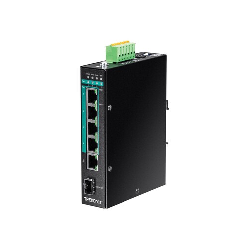 TRENDnet TI-PG541I - Switch - managed - 4 x 10/100/1000 (PoE+) Produktbild