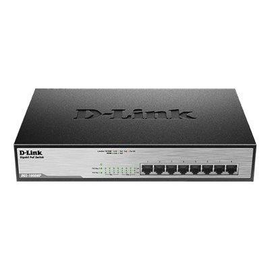 D-Link DGS 1008MP - Switch - unmanaged - an Rack montierbar - PoE (140 W) Produktbild