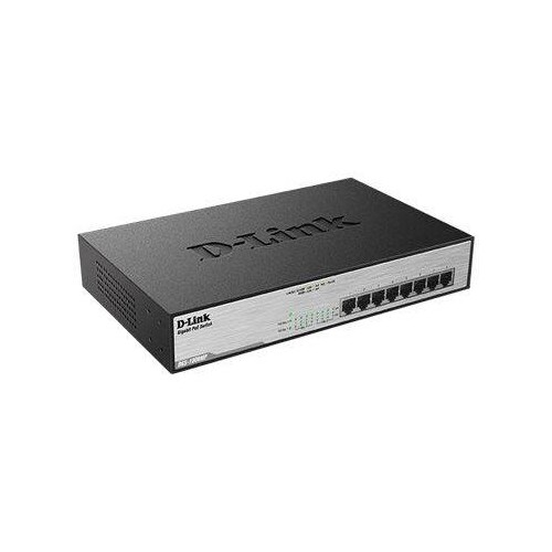 D-Link DGS 1008MP - Switch - unmanaged - an Rack montierbar - PoE (140 W) Produktbild Additional View 1 L