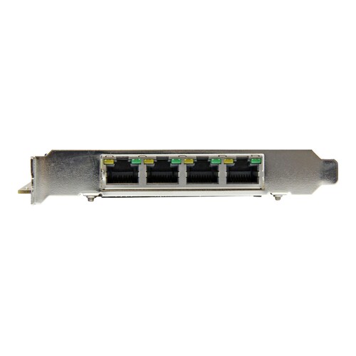 StarTech.com 4 Port Gigabit Power over Ethernet PCI Express Netzwerkkarte - PSE / PoE PCIe NIC - 4-f Produktbild Additional View 2 L