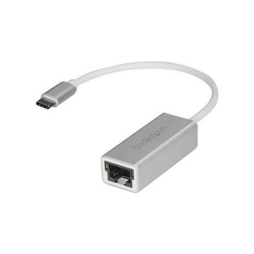 StarTech.com USB-C to Gigabit Ethernet Adapter - Aluminum - Thunderbolt 3 Port Compatible - USB Type Produktbild