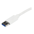 StarTech.com USB 3.0 SuperSpeed auf Gigabit Ethernet Lan Adapter mit USB Port Produktbild Additional View 3 S