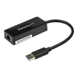 StarTech.com USB 3.0 SuperSpeed auf Gigabit Ethernet Lan Adapter mit USB Port Produktbild