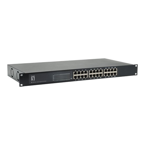 LevelOne GEP-2421W150 - Switch - 24 x 10/100/1000 (PoE) Produktbild Additional View 1 L
