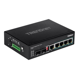 TRENDnet TI-PG62 - Switch - unmanaged - 4 x 10/100/1000 (PoE+) Produktbild
