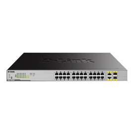 D-Link DGS 1026MP - Switch - unmanaged - 24 x 10/100/1000 (PoE) Produktbild