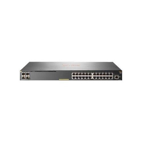 HPE Aruba 2930F 24G PoE+ 4SFP+ - Switch - L3 - managed - 24 x 10/100/1000 (PoE+) Produktbild