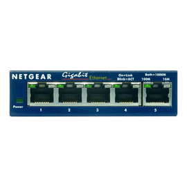 Netgear GS105 - Switch - 5 x 10/100/1000 - Desktop Produktbild