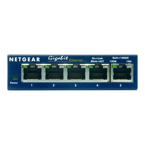 Netgear GS105 - Switch - 5 x 10/100/1000 - Desktop Produktbild