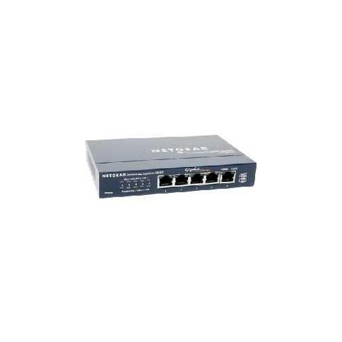 Netgear GS105 - Switch - 5 x 10/100/1000 - Desktop Produktbild Additional View 2 L
