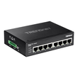 TRENDnet TI-PG80 - Switch - unmanaged - 8 x 100/1000/10000 - an DIN-Schiene montierbar, wandmontierb Produktbild