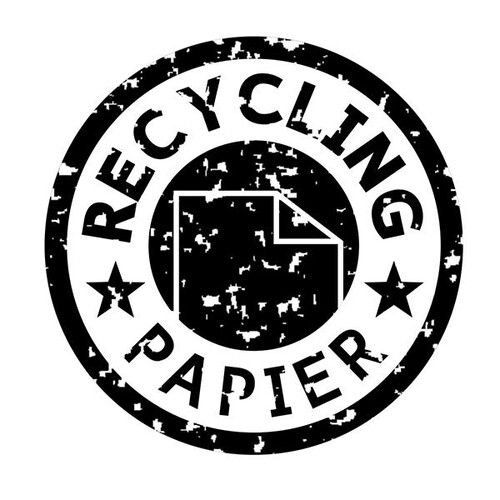 Heftumschlag A4 Recycling gelb Altpapier Herma 5521 Produktbild Additional View 3 L