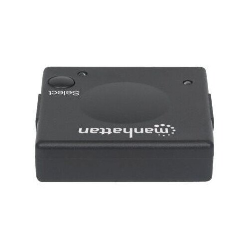 Manhattan HDMI Switch 2-Port, 1080p, Connects x2 HDMI sources to x1 display, Automatic and Manual Sw Produktbild Additional View 3 L