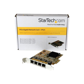 StarTech.com 4 Port PCIe Gigabit Netzwerkkarte Produktbild