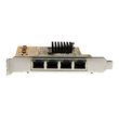StarTech.com 4 Port PCIe Gigabit Netzwerkkarte Produktbild Additional View 3 S