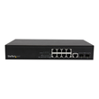 StarTech.com Switch - managed - 8 x 10/100/1000 Produktbild Additional View 1 S
