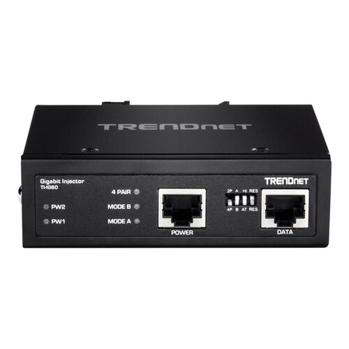 TRENDnet TI-IG60 - Power Injector (DIN-Schienenmontage möglich) Produktbild Additional View 1 L