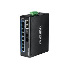 TRENDnet TI-G102 - Switch - unmanaged - 8 x 10/100/1000 + 2 x Kombi-Gigabit-SFP Produktbild