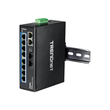 TRENDnet TI-G102 - Switch - unmanaged - 8 x 10/100/1000 + 2 x Kombi-Gigabit-SFP Produktbild Additional View 2 S