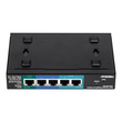 TRENDnet TPE P521ES - Switch - Smart - 1 x 10/100/1000 (PoE+ input) Produktbild Additional View 1 S