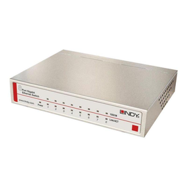 Lindy Gigabit Desktop Switch - Switch - 8 x 10/100/1000 Produktbild