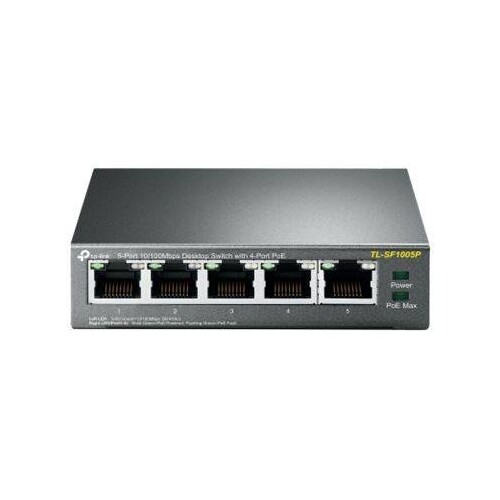 TP-LINK TL-SF1005P - Switch - unmanaged - 5 x 10/100 (4 PoE) Produktbild