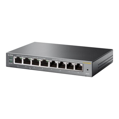 TP-LINK Easy Smart TL-SG108PE - Switch - Smart - 4 x 10/100/1000 (4 PoE+) Produktbild