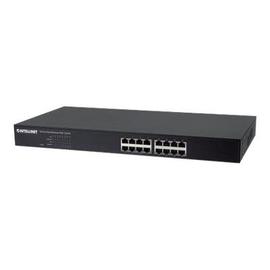 Intellinet 16-Port Fast Ethernet PoE+ Switch, 16 x PoE IEEE 802.3at/af Power-over-Ethernet (PoE+/PoE Produktbild
