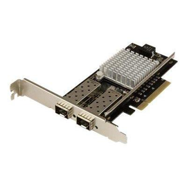 StarTech.com 10G Network Card - 2x 10G Open SFP+ Multimode LC Fiber Connector - Intel 82599 Chip - G Produktbild