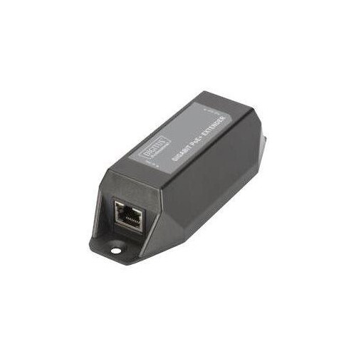 DIGITUS Gigabit Ethernet PoE+ Repeater, 802.3at, 22 W Produktbild