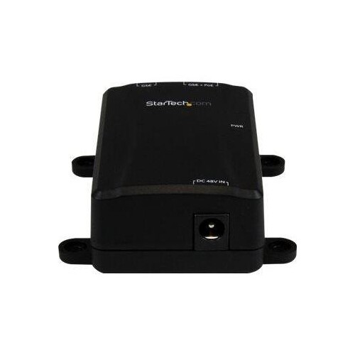 StarTech.com 1 Port Gigabit Power over Ethernet Injektor 48V / 30W Produktbild Additional View 2 L