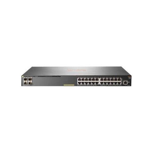 HPE Aruba 2930F 24G PoE+ 4SFP - Switch - L3 - managed - 24 x 10/100/1000 (PoE+) Produktbild